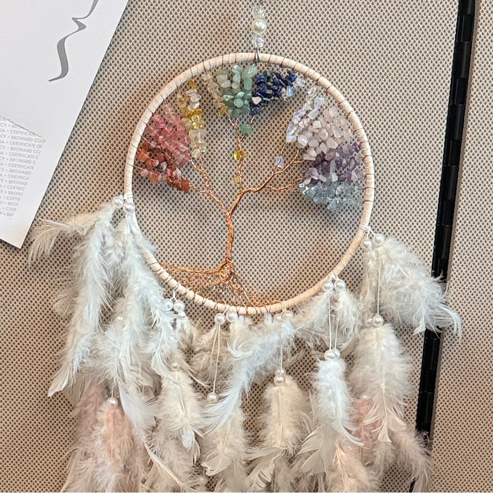 Bohemian Dreamcatcher with Feathers
